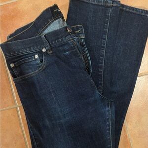 Club Monaco Men's Deep Blue Straight Jeans